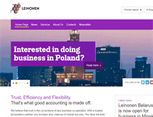 Tablet Screenshot of leinonen.pl